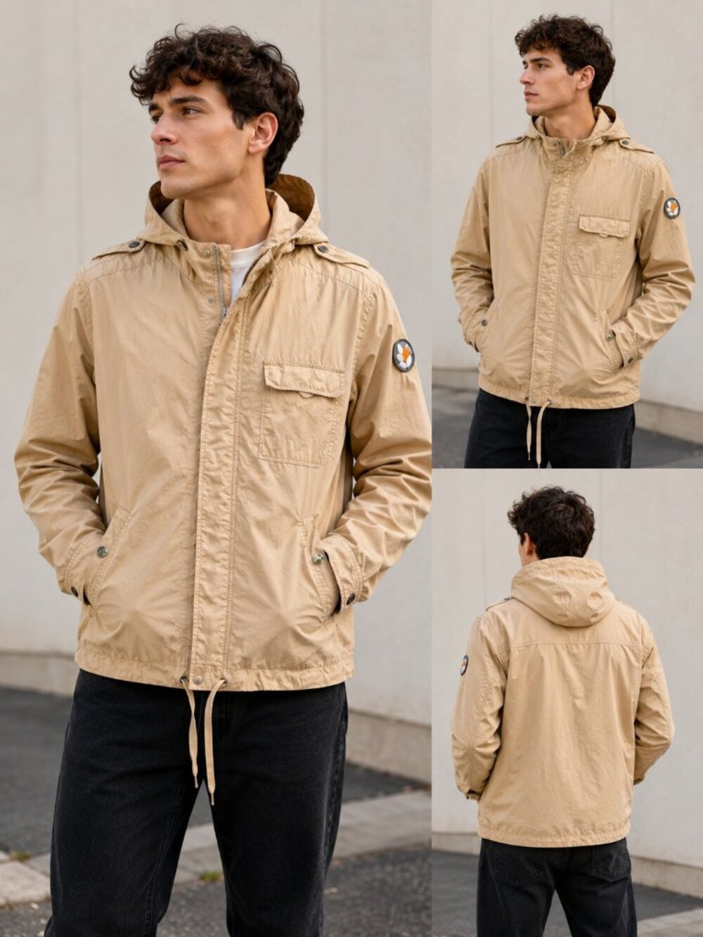 EVER Brand Hooded Cotton Jacket Size S - Rare Model